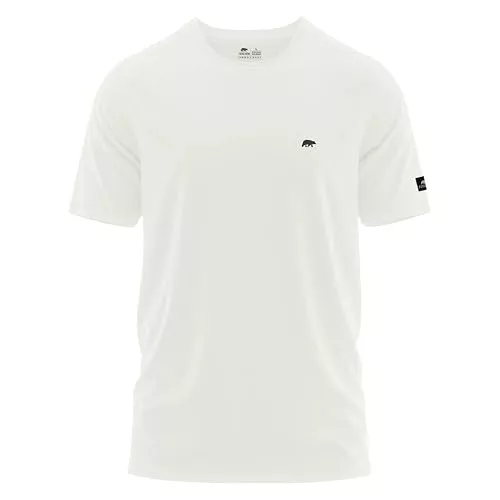 FORSBERG T-Shirts FORSBERG T-Shirt mit kleinem Gummi-Patch