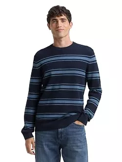 TOM TAILOR Pullover & Strickmode TOM TAILOR Herren Strickpullover mit Streifen