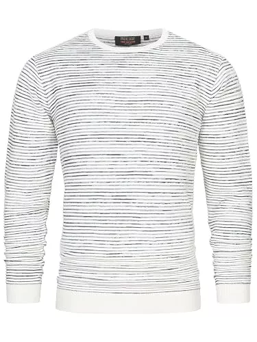 Indicode Pullover & Strickmode Indicode Herren INManfred Feinstrickpullover Herrenpulli aus 100% Baumwolle