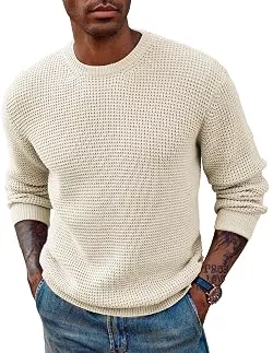 J PAUL JONES Pullover & Strickmode PJ PAUL JONES Pullover Herren Winter Warm mit Rundhals Sweater Langarm