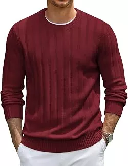 COOFANDY Pullover & Strickmode COOFANDY Pullover Herren Elegant Sweater Business Strickpullover