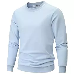 VEIISAR Pullover & Strickmode VEIISAR Sweatshirt Herren Langarm aus weicher Baumwolle - 310g Bequemer Pullover mit Rundhals für Herbst und Winter