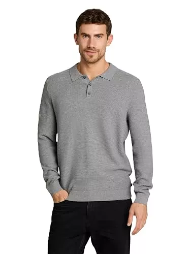 TOM TAILOR Pullover & Strickmode Tom Tailor Herren 1052207 Strickpolo mit Struktur
