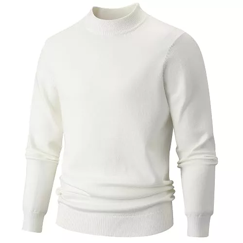 VEIISAR Pullover & Strickmode VEIISAR Herren Stehkragenpullover 360g - Dicke Variante - Pullover Wärme für Herbst/Winter - Weicher Bequemer Strickpullover