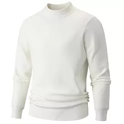 VEIISAR Pullover & Strickmode VEIISAR Herren Stehkragenpullover 360g - Dicke Variante - Pullover Wärme für Herbst/Winter - Weicher Bequemer Strickpullover