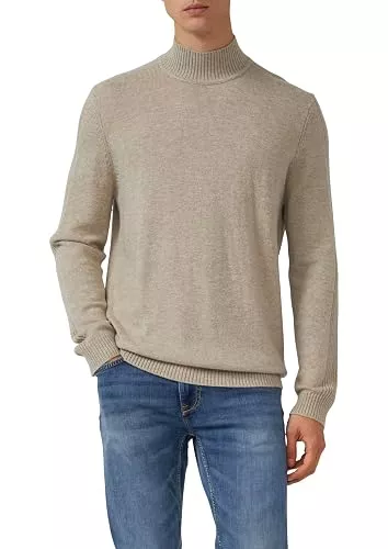 s.Oliver Pullover & Strickmode s.Oliver Strickpullover aus Wollmix mit Stehkragen