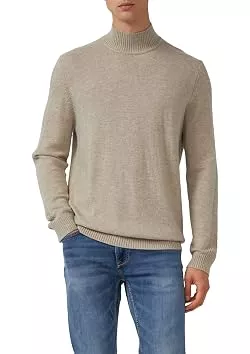 s.Oliver Pullover & Strickmode s.Oliver Strickpullover aus Wollmix mit Stehkragen
