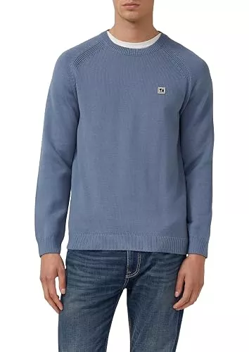 s.Oliver Pullover & Strickmode s.Oliver Herren Strickpullover – Regular Fit, Crew Neck, Langarm