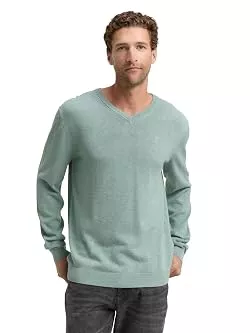 TOM TAILOR  TOM TAILOR Herren 1039811 Strickpullover mit V-Ausschnitt