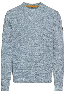 camel active Pullover & Strickmode camel active Herren Rundhals Pullover aus Baumwolle