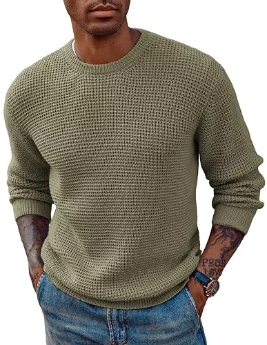 PJ PAUL JONES Pullover & Strickmode PJ PAUL JONES Pullover Herren Winter Warm mit Rundhals Sweater Langarm