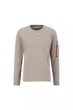 ALPHA INDUSTRIES Pullover & Strickmode Alpha Industries Herren Alpha Industries Label Ls Hc Longsleeve für Herren T-Shirt