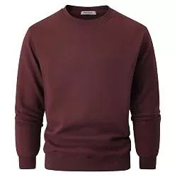 VEIISAR Pullover & Strickmode VEIISAR Herren Fleece Sweatshirt Pullover Locker Mitteldick