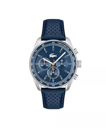 Lacoste Uhren Lacoste Boston Chronograph für Herren mit Edelstahlarmband oder Lederarmband