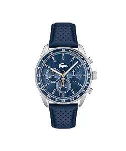 Lacoste Uhren Lacoste Boston Chronograph für Herren mit Edelstahlarmband oder Lederarmband