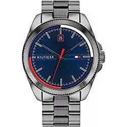 Tommy Hilfiger Uhren Tommy Hilfiger Herren Analog Quarz Uhr Riley mit Edelstahl Armband