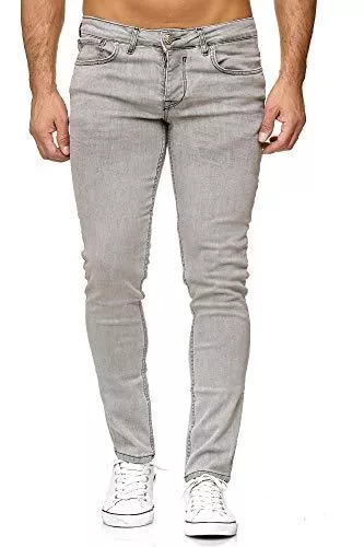 Elara Jeans Elara Herren Jeans Slim Fit Hose Denim Stretch Chunkyrayan