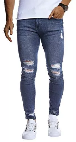 Leif Nelson Jeans Leif Nelson Herren Jeans Hose Slim Fit Denim Blaue graue Lange Jeanshose für Männer Coole Jungen weiße Stretch Freizeithose Schwarze Cargo Chino Sommer Winter Basic