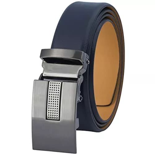 LINDENMANN Gürtel LINDENMANN Leder-Gürtel Herren, Anzug-Gürtel mit Automatikschließe 32 mm breit, Gürtel Herren Rindleder braun