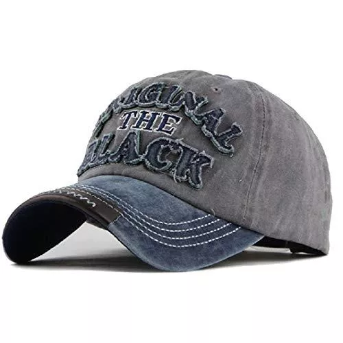 CheChury Hüte & Mützen CheChury Baseballcap Vintage Used Look Snap Back Baseballkappe Verstellbar Snapback Baumwolle Hut Herren Unisex Retro Basecap Outdoor Kappe Leisure Mütze für Sport Reise
