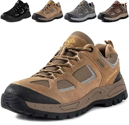 JACKSHIBO Sneaker & Sportschuhe JACKSHIBO Wanderschuhe Herren Damen Trekkingschuhe Leicht Atmungsaktiv Outdoorschuhe rutschfeste Unisex Wanderhalbschuhe Kletterschuhe