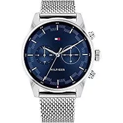 Tommy Hilfiger Uhren Tommy Hilfiger Herren Analog Quarz Uhr mit Edelstahl Armband 1710420