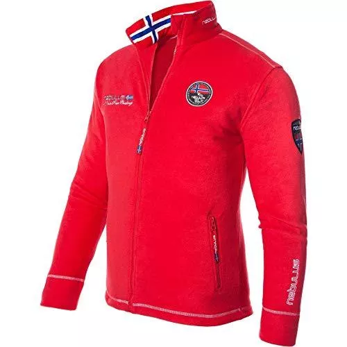 Nebulus Jacken Nebulus Herren Fleecejacke Explore, warme Fleece Jacke, mit langem Full-Zip Reißverschluss