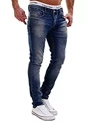 MERISH Jeans MERISH Jeans Herren Slim Fit Stretch Jeanshose Designer Hose Denim 9148-2100