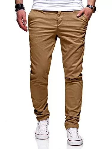 behype. Hosen behype. Herren Basic Chino Jeans-Hose Stretch Regular Slim-Fit 80-0310