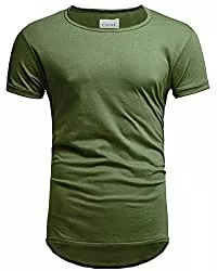 Crone Keno T-Shirts Crone Keno Herren Kurzarm Rundhals Basic Oversize Slim Fit T-Shirt in vielen Farben