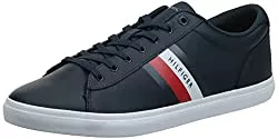 Tommy Hilfiger Sneaker & Sportschuhe Tommy Hilfiger Herren Essential Leather Vulc Stripes Sneaker