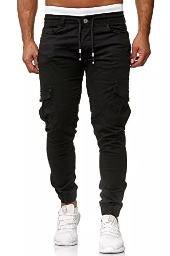 Cassiecy Hosen Cassiecy Herren Hose Jogger Chino Cargo Jeans Hosen Stretch Sporthose Herren Hose mit Taschen Slim Fit Freizeithose