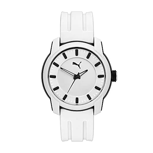 PUMA Uhren PUMA Herrenuhren Gehäusegröße, Dreizeigerwerk, Silikonarmband