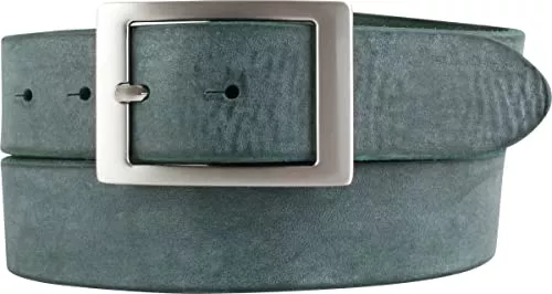 BELTINGER Gürtel BELTINGER Herren-Gürtel aus weichem Vollrindleder mit Doppel-Schnalle Vintage-Look 4 cm | Jeans-Gürtel für Herren 40mm | Ledergürtel Used-Look