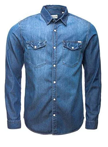 JACK &amp; JONES Hemden JACK &amp; JONES Herren Jjvsean Shirt L/S Western Noos Freizeithemd