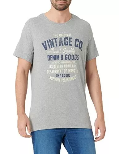 Blend T-Shirts Blend Vadim Herren T-Shirt Kurzarm Shirt mit Print und Rundhalsausschnitt