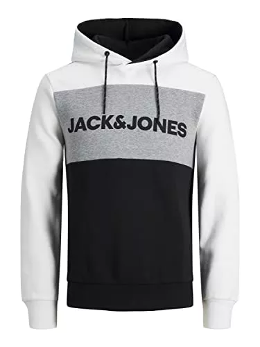JACK &amp; JONES Kapuzenpullover JACK &amp; JONES Male Hoodie Colourblocking Logo