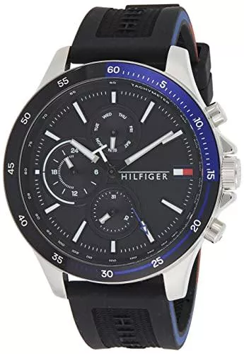 Tommy Hilfiger Uhren Tommy Hilfiger Herren Multi Zifferblatt Quarz Armbanduhr Bank