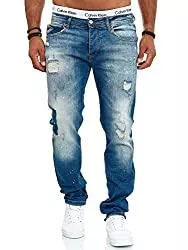 OneRedox Jeans OneRedox Designer Herren Jeans Hose Slim Fit Jeanshose Destroyed Stretch Modell 700