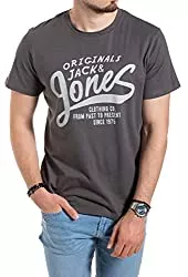 JACK &amp; JONES T-Shirts Herren T-Shirt Jack and Jones Rundhals Print Tee Regular Fit Crew Neck Top