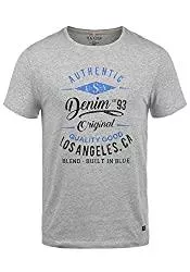 Blend T-Shirts Blend Doppler Herren T-Shirt Kurzarm Shirt mit Print und Rundhalsausschnitt