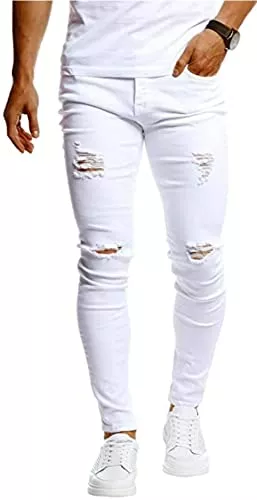 Leif Nelson Jeans Leif Nelson Herren Jeans Hose Slim Fit Denim Blaue graue Lange Jeanshose für Männer Coole Jungen weiße Stretch Freizeithose Schwarze Cargo Chino Sommer