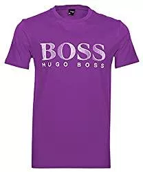Hugo Boss T-Shirts BOSS Herren T-Shirt RN T-Shirt aus nachhaltiger Baumwolle mit UPF 50+