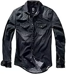 Brandit Hemden Brandit Herren Jeans Hemd Riley Denimshirt