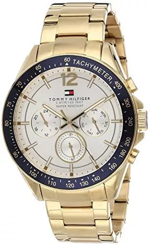 Tommy Hilfiger Uhren Tommy Hilfiger Herren Multi Zifferblatt Quarz Uhr mit Edelstahl Armband 1791121