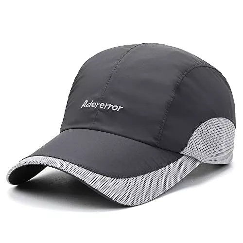 CLAPE Hüte & Mützen CLAPE Quick Dry Running Cap Leicht Atmungsaktiv Mesh Basecap Herren Unstructured Baseball Cap UV-Schutz Outdoor Kappe Sport Cappy