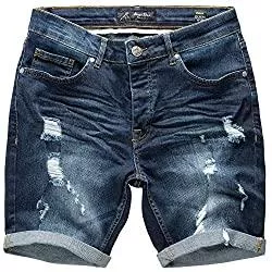 Amaci&amp;Sons Shorts Amaci&amp;Sons Herren Destroyed Jeans Shorts Kurze Hose Sommer Bermuda 7979