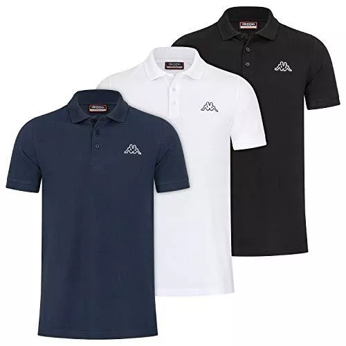 Kappa Poloshirts Kappa Herren Polo VELEOT 3 Polo Shirt 3er-Pack s/s 707408