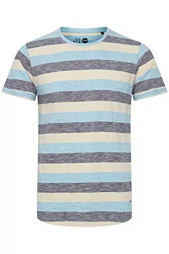 !Solid T-Shirts !Solid Thicco Herren T-Shirt Kurzarm Shirt mit Streifen und Rundhalsausschnitt