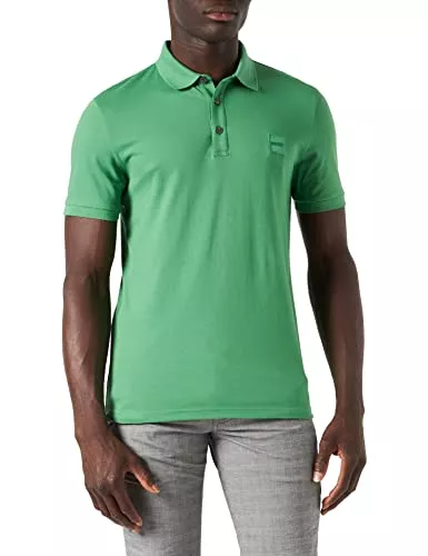 Hugo Boss Poloshirts BOSS Herren Passenger Slim-Fit Poloshirt aus Stretch-Baumwolle mit Logo-Aufnäher